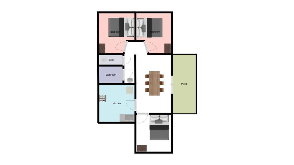 Allamanda Apartments - 100M Bain Boeuf Beach Екстериор снимка